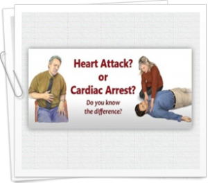 Difference between cardiac arrest and heart attack 