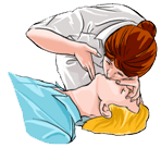 inducing ventilation illustration of performing ventilation